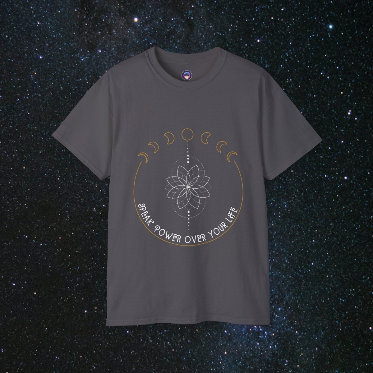 'Speak Power' Loose Fit Women's Tee - MindLight Apparel - 'Speak Power' Loose Fit Women's Tee - Charcoal - S -
