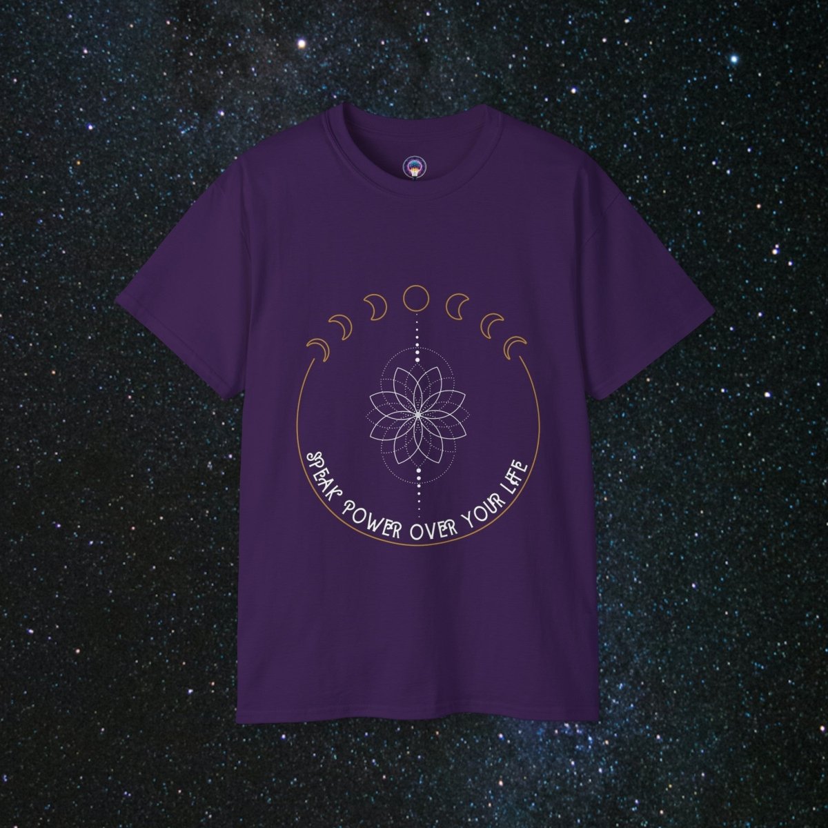 'Speak Power' Loose Fit Women's Tee - MindLight Apparel - 'Speak Power' Loose Fit Women's Tee - Purple - S -