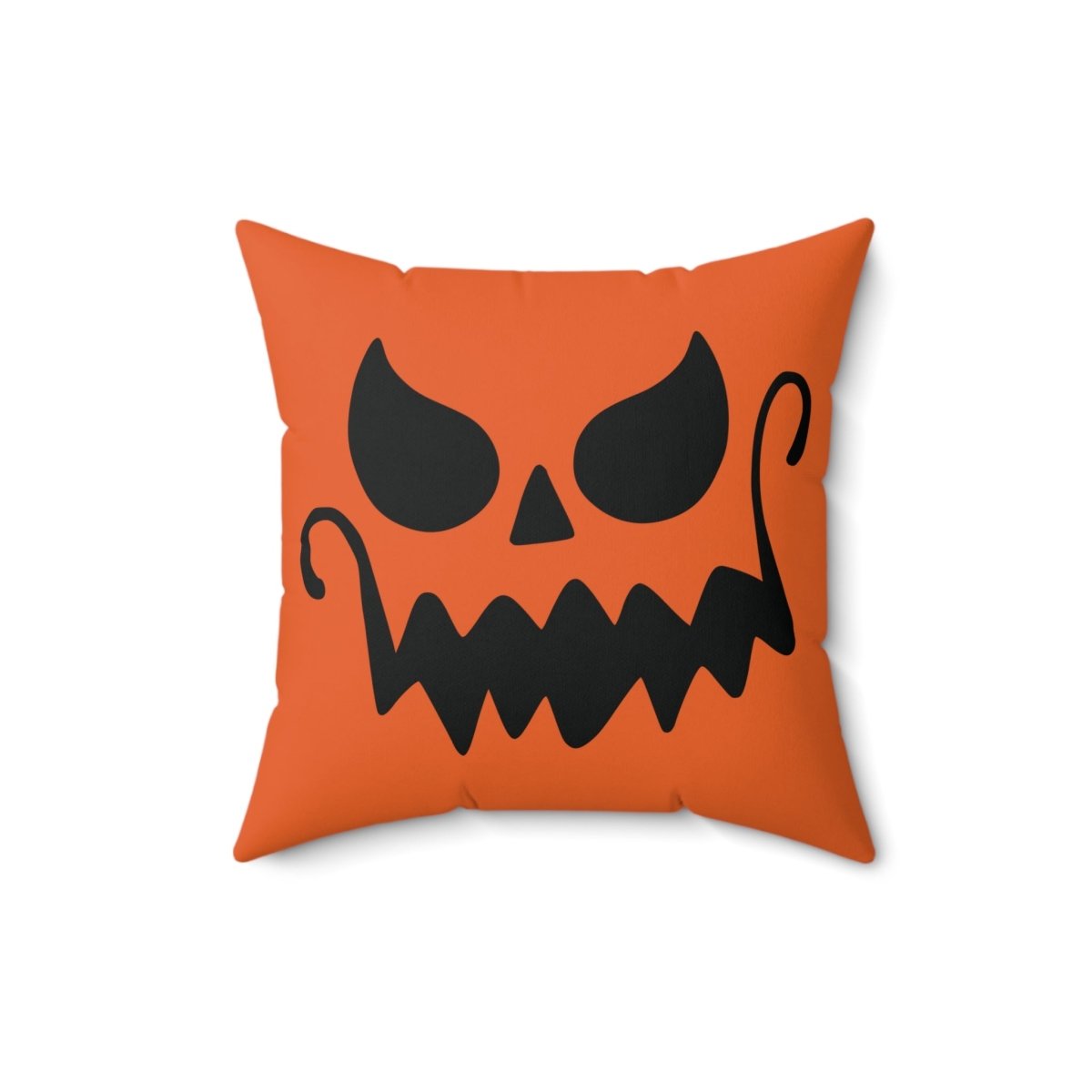Spooky Pumpkin Square Pillow - MindLight Apparel - Spooky Pumpkin Square Pillow - 20" × 20" -