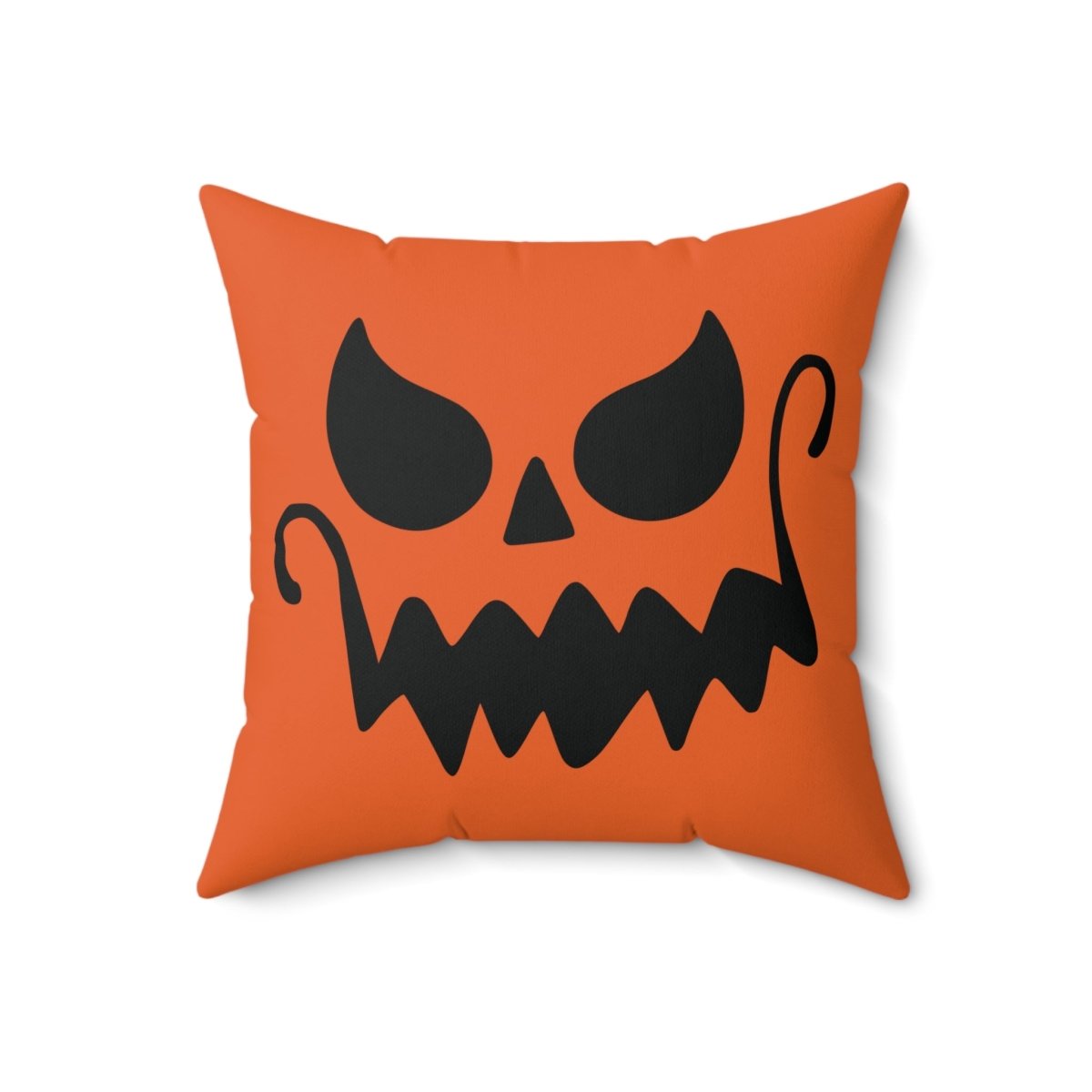 Spooky Pumpkin Square Pillow - MindLight Apparel - Spooky Pumpkin Square Pillow - 20" × 20" -