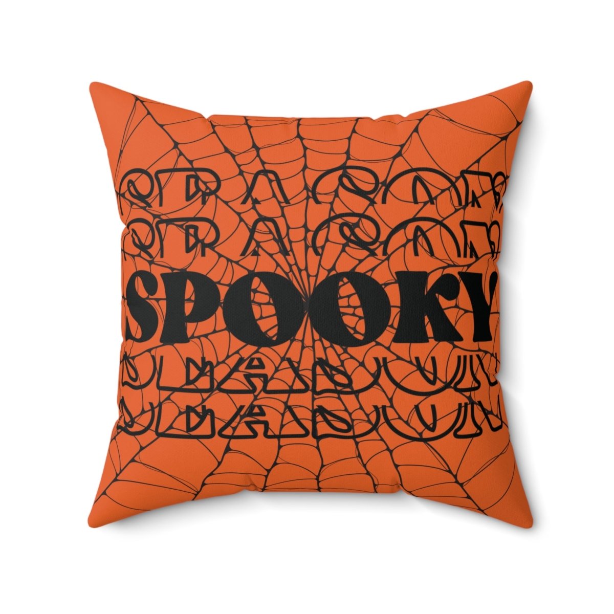 Spooky Pumpkin Square Pillow - MindLight Apparel - Spooky Pumpkin Square Pillow - 20" × 20" -
