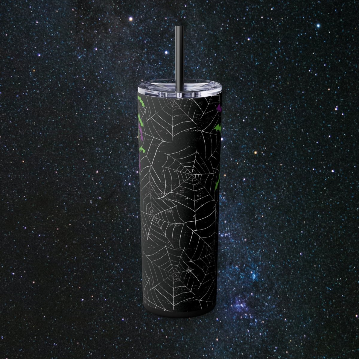 Spooky Season Glossy Tumbler - MindLight Apparel - Spooky Season Glossy Tumbler - Matte - Black -