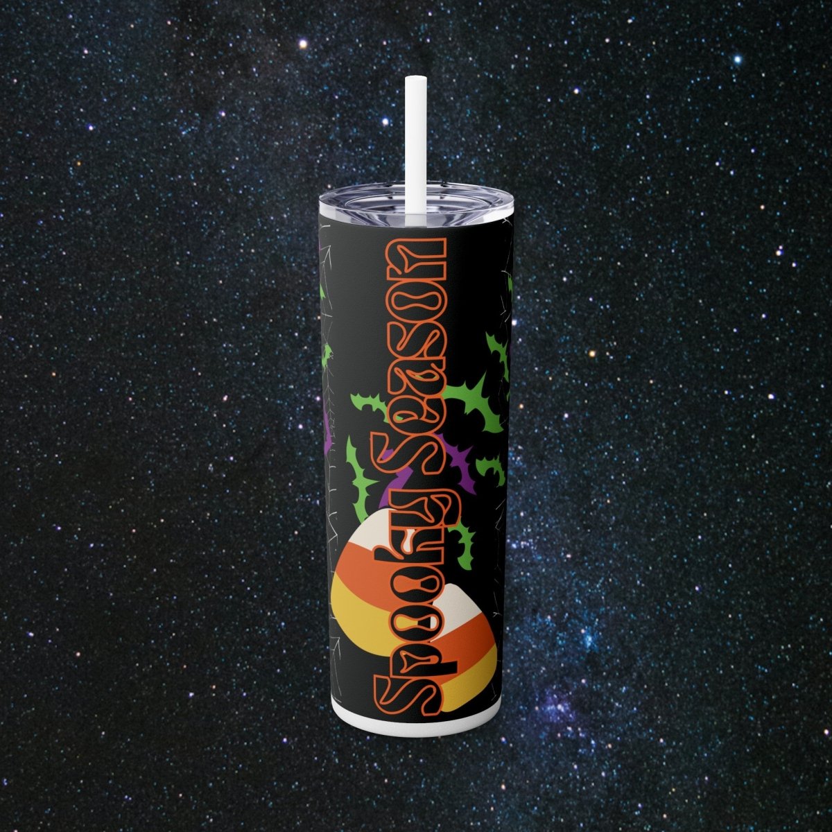 Spooky Season Glossy Tumbler - MindLight Apparel - Spooky Season Glossy Tumbler - Glossy - Glitter Moonrock -