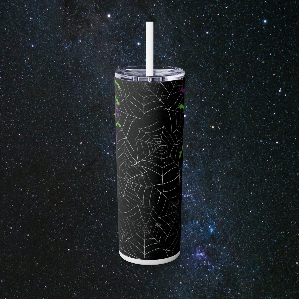 Spooky Season Glossy Tumbler - MindLight Apparel - Spooky Season Glossy Tumbler - Matte - Black -