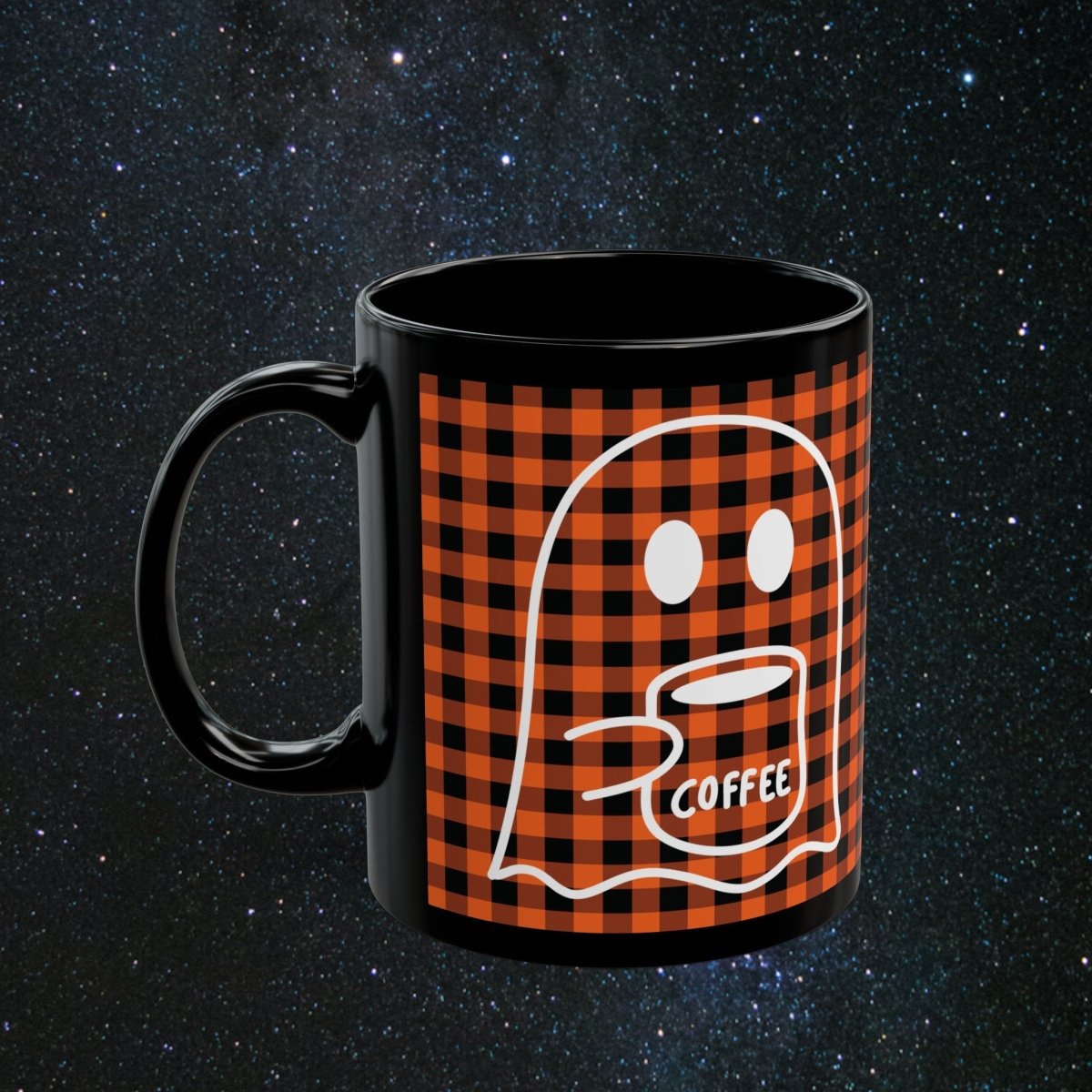 Spooky Sips Black Mug - MindLight Apparel - Spooky Sips Black Mug - 15oz -