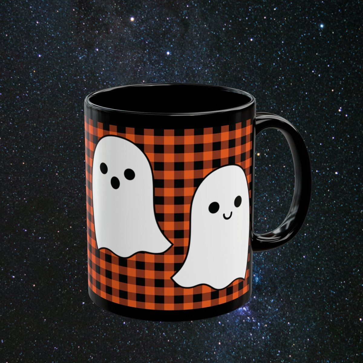 Spooky Sips Black Mug - MindLight Apparel - Spooky Sips Black Mug - 11oz -