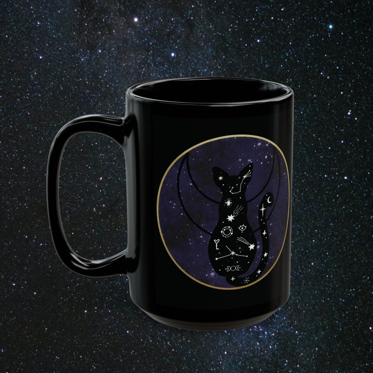 'Stay Wild' Black Mug - MindLight Apparel - 'Stay Wild' Black Mug - 15oz - -
