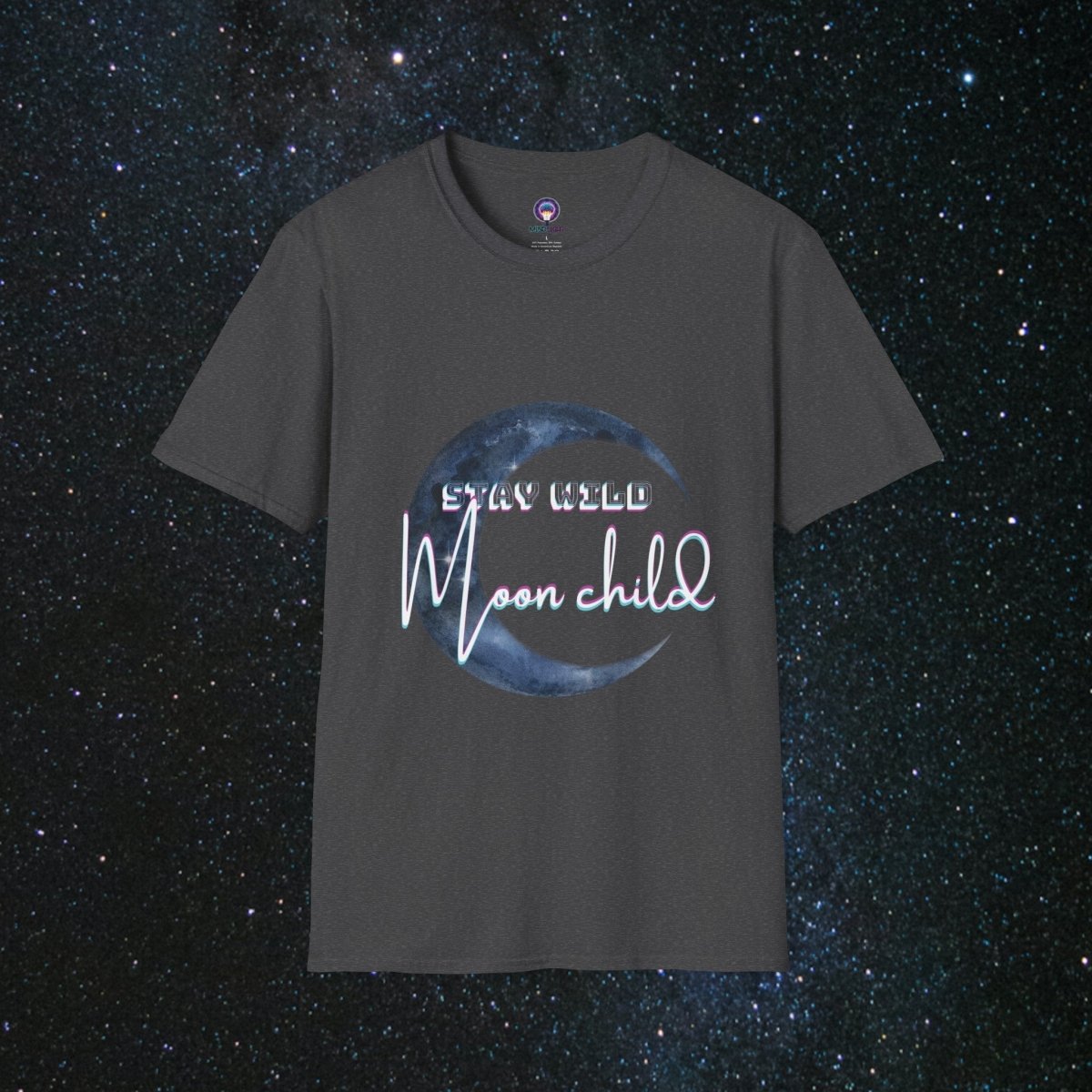 Stay Wild Women's Softstyle T-Shirt - MindLight Apparel - Stay Wild Women's Softstyle T-Shirt - Dark Heather - XS -