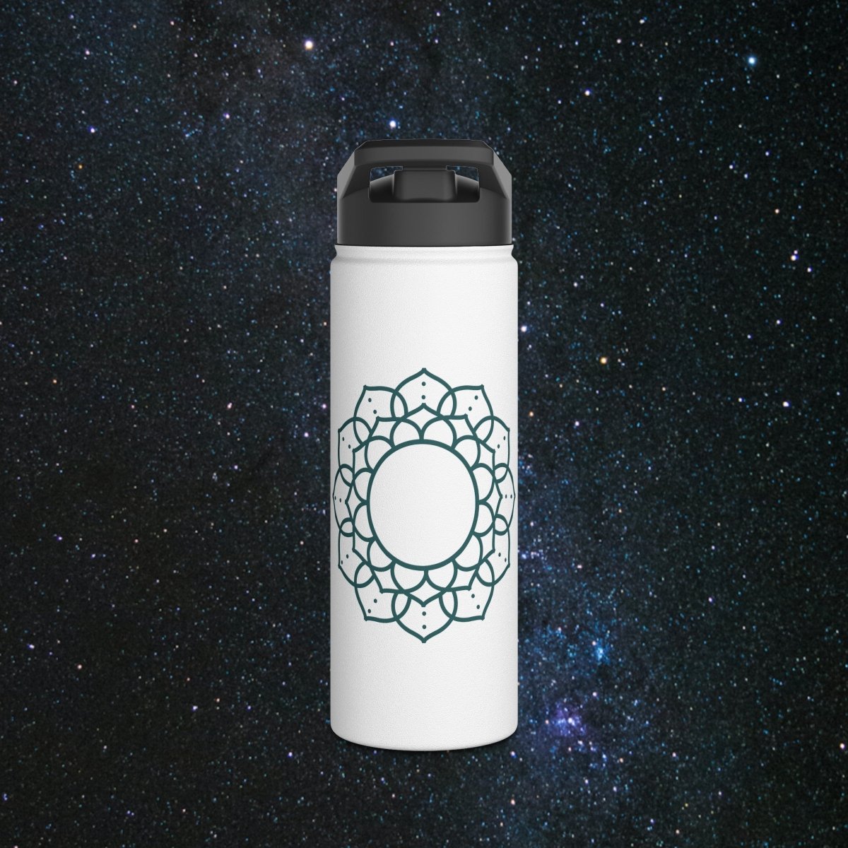 Timeless Wisdom Stainless Steel Water Bottle - MindLight Apparel - Timeless Wisdom Stainless Steel Water Bottle - 32oz - White -