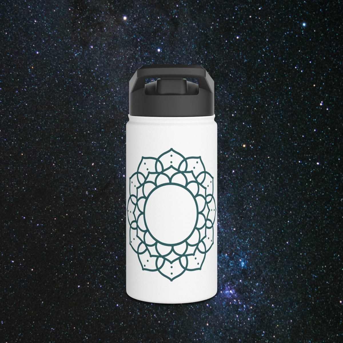 Timeless Wisdom Stainless Steel Water Bottle - MindLight Apparel - Timeless Wisdom Stainless Steel Water Bottle - 32oz - White -