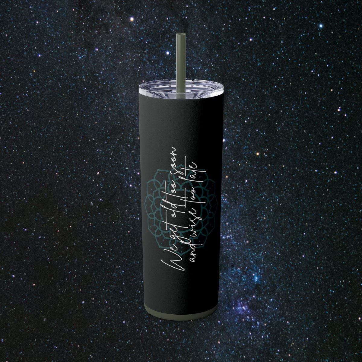 Timeless Wisdom Tumbler - MindLight Apparel - Timeless Wisdom Tumbler - Matte - Pine Needle -