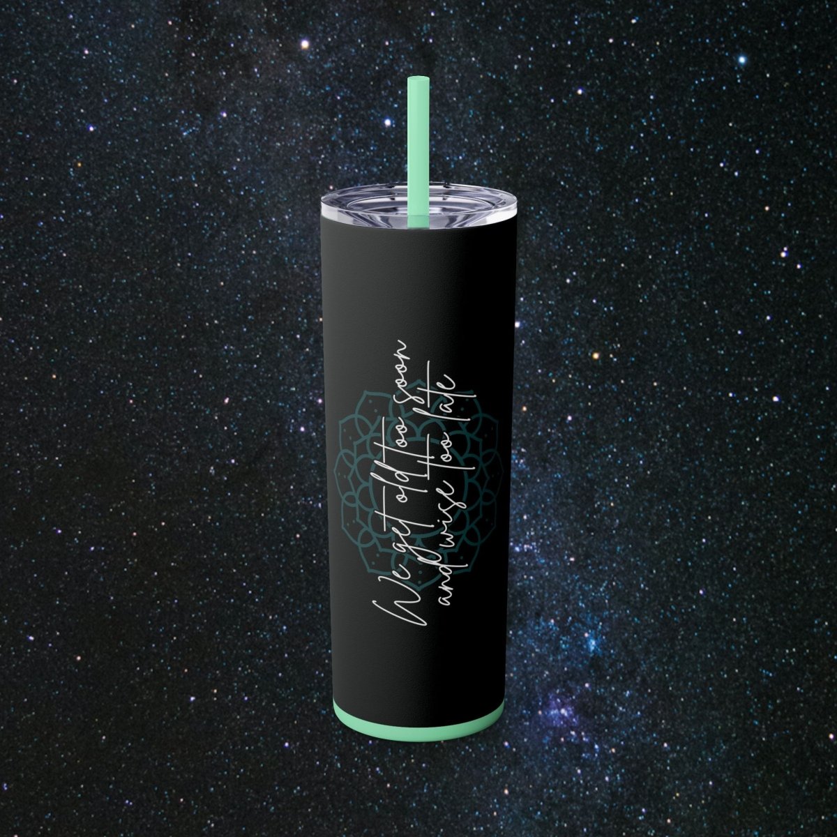Timeless Wisdom Tumbler - MindLight Apparel - Timeless Wisdom Tumbler - Glossy - Mint -