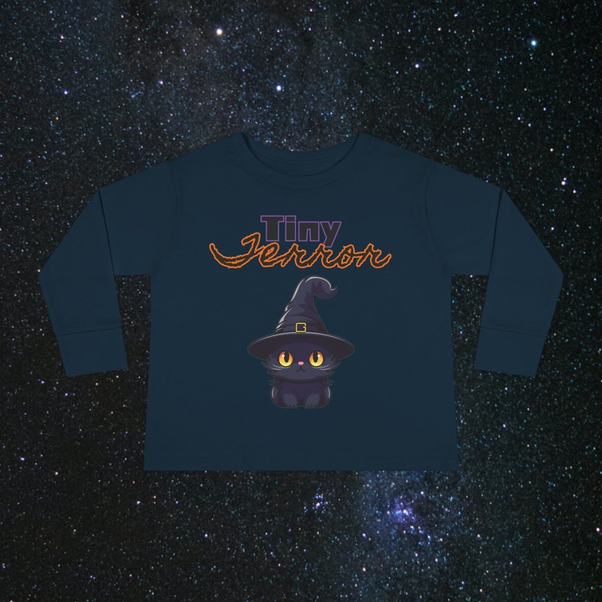 Tiny Terror Toddler Long Sleeve - MindLight Apparel - Tiny Terror Toddler Long Sleeve - Navy - 2T -