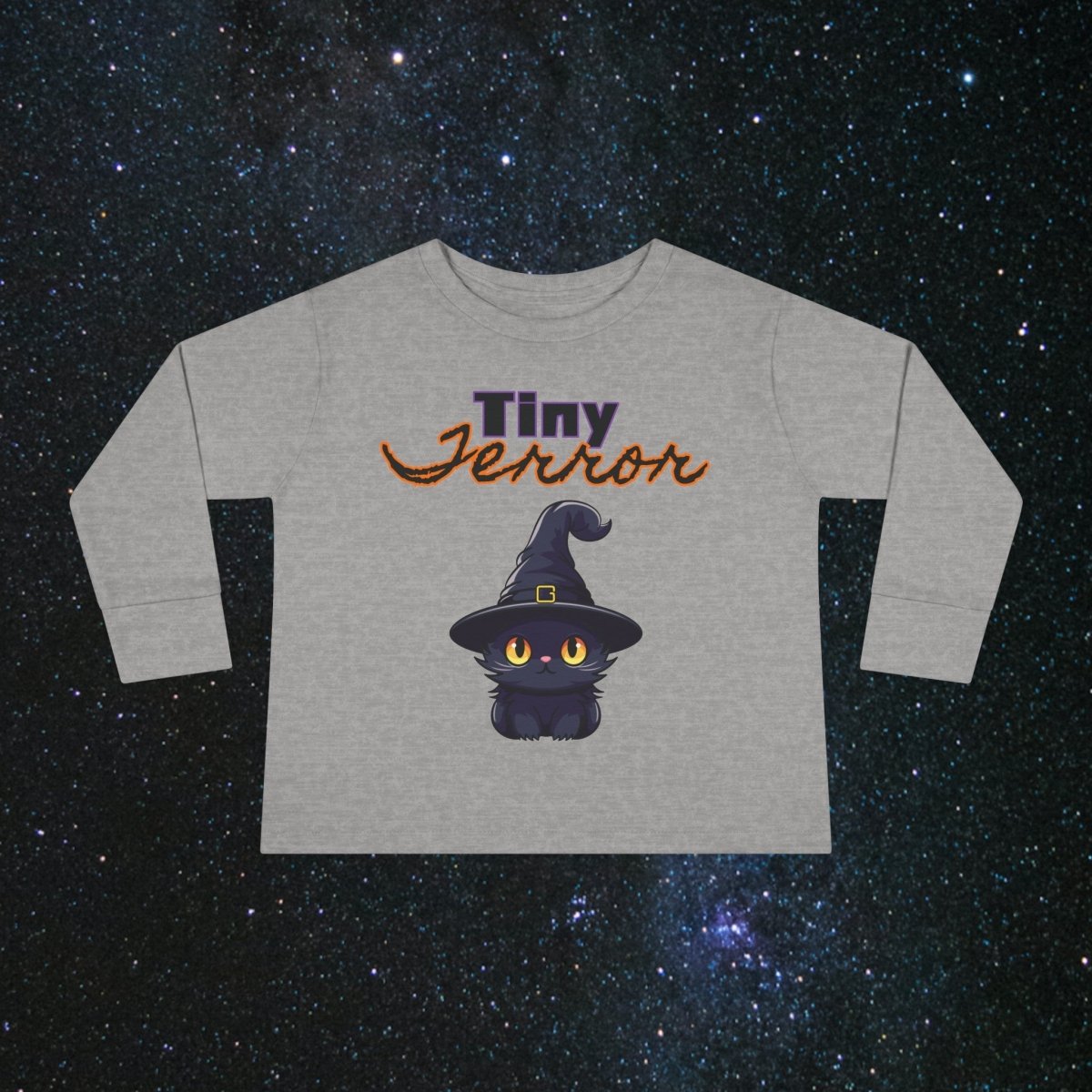 Tiny Terror Toddler Long Sleeve - MindLight Apparel - Tiny Terror Toddler Long Sleeve - Heather - 2T -
