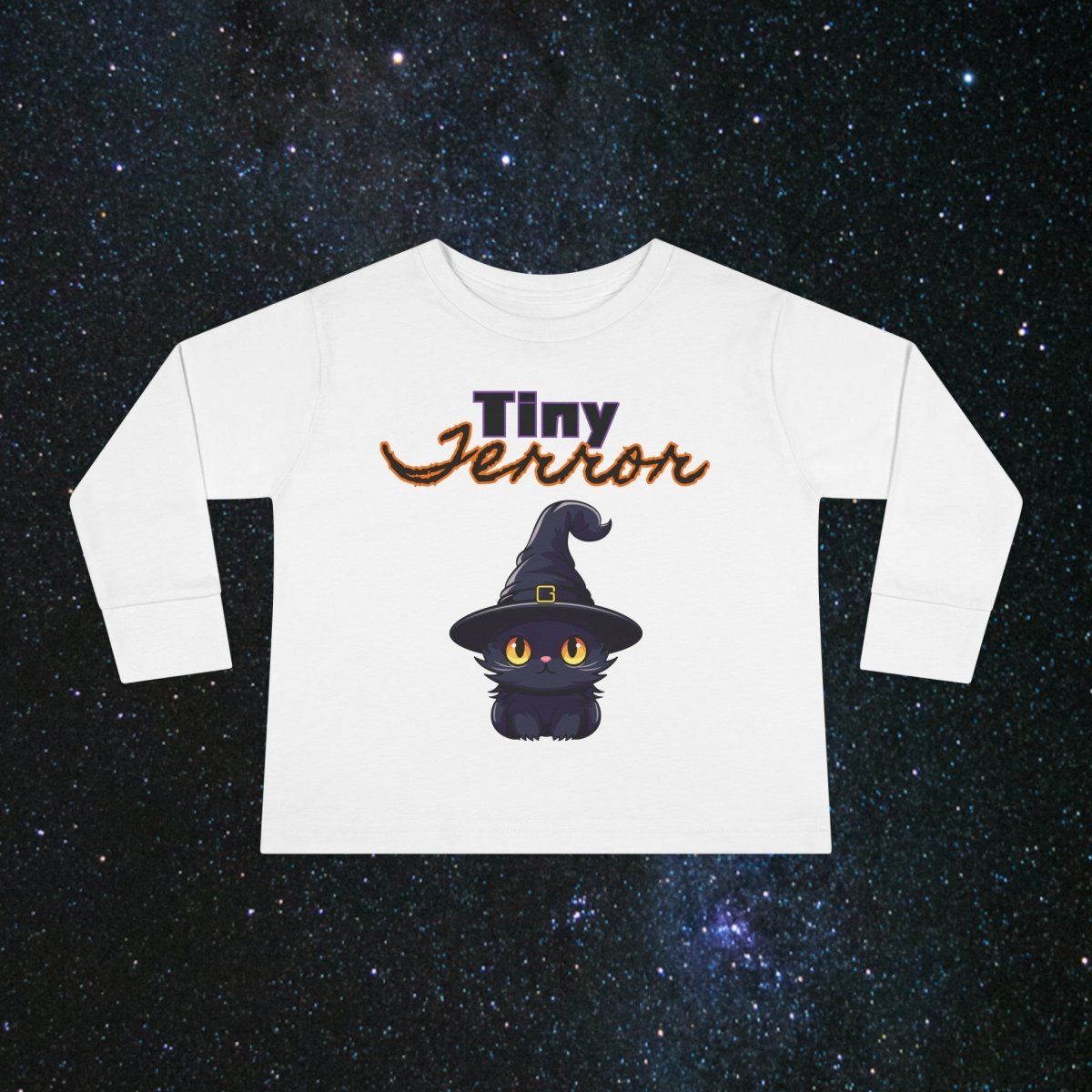 Tiny Terror Toddler Long Sleeve - MindLight Apparel - Tiny Terror Toddler Long Sleeve - White - 2T -