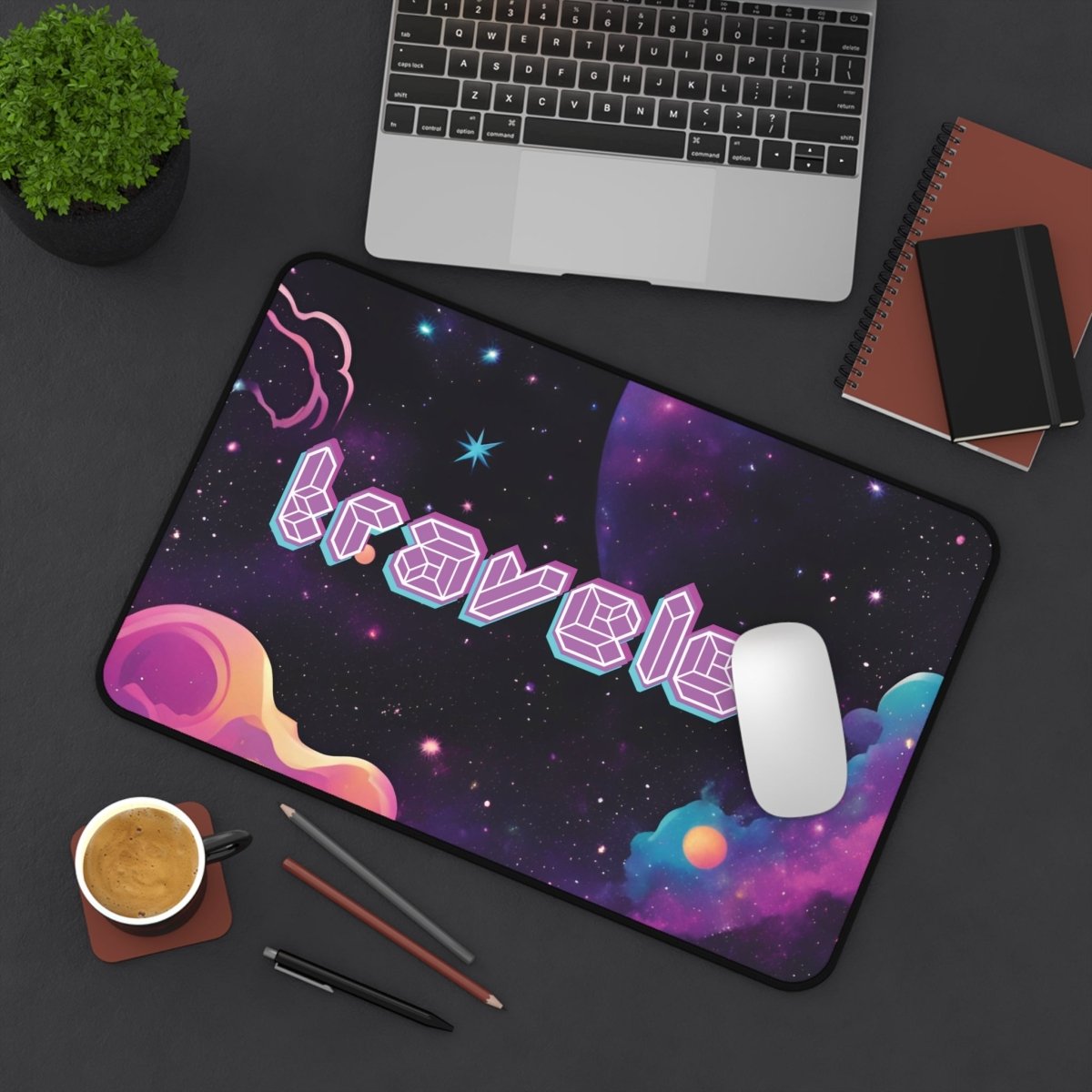 Traveler Desk Mat - MindLight Apparel - Traveler Desk Mat - 12" × 18" -
