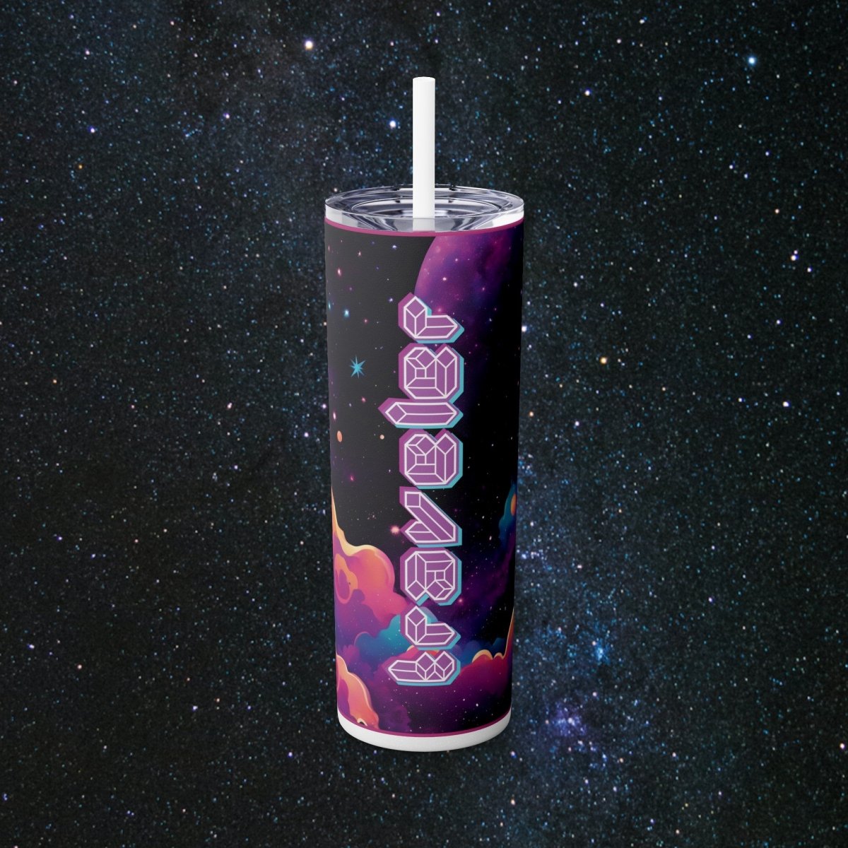 Traveler Glossy Tumbler - MindLight Apparel - Traveler Glossy Tumbler - Glossy - Glitter Moonrock -