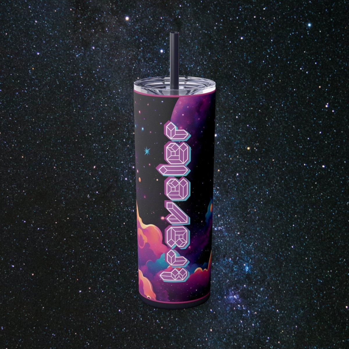 Traveler Glossy Tumbler - MindLight Apparel - Traveler Glossy Tumbler - Glossy - Midnight -