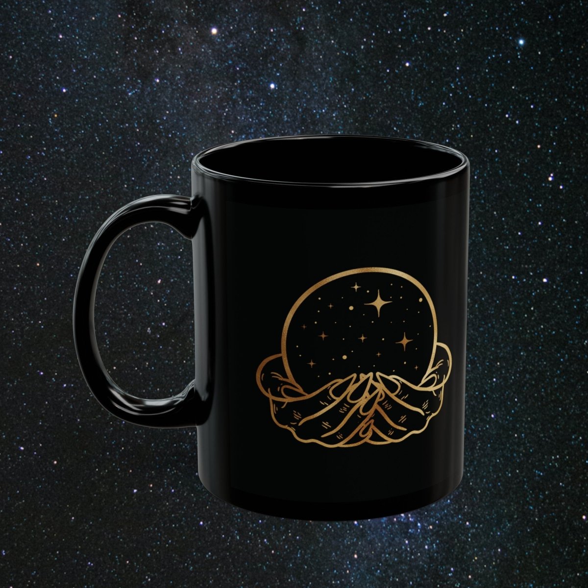 'Vibes' Black Mug - MindLight Apparel - 'Vibes' Black Mug - 15oz - -