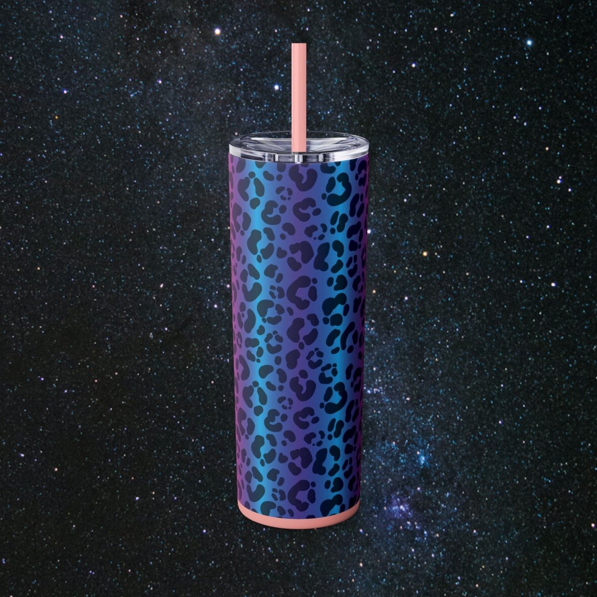 Vibes Mystic Leopard Tumbler - MindLight Apparel - Vibes Mystic Leopard Tumbler - Matte - Black -