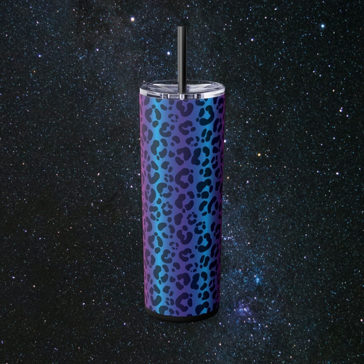 Vibes Mystic Leopard Tumbler - MindLight Apparel - Vibes Mystic Leopard Tumbler - Matte - Black -