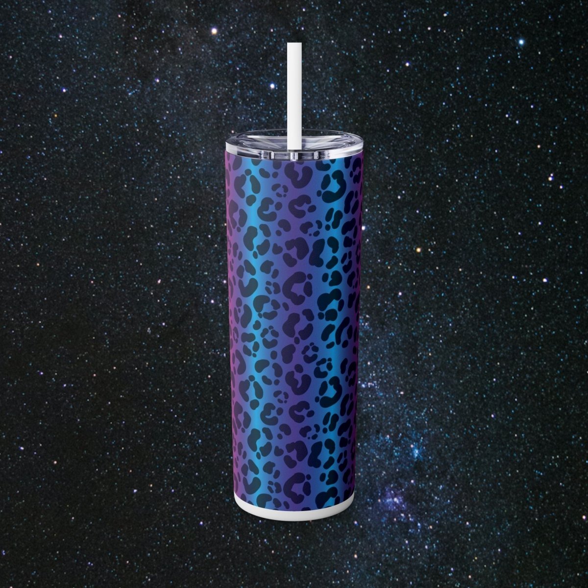 Vibes Mystic Leopard Tumbler - MindLight Apparel - Vibes Mystic Leopard Tumbler - Matte - Black -