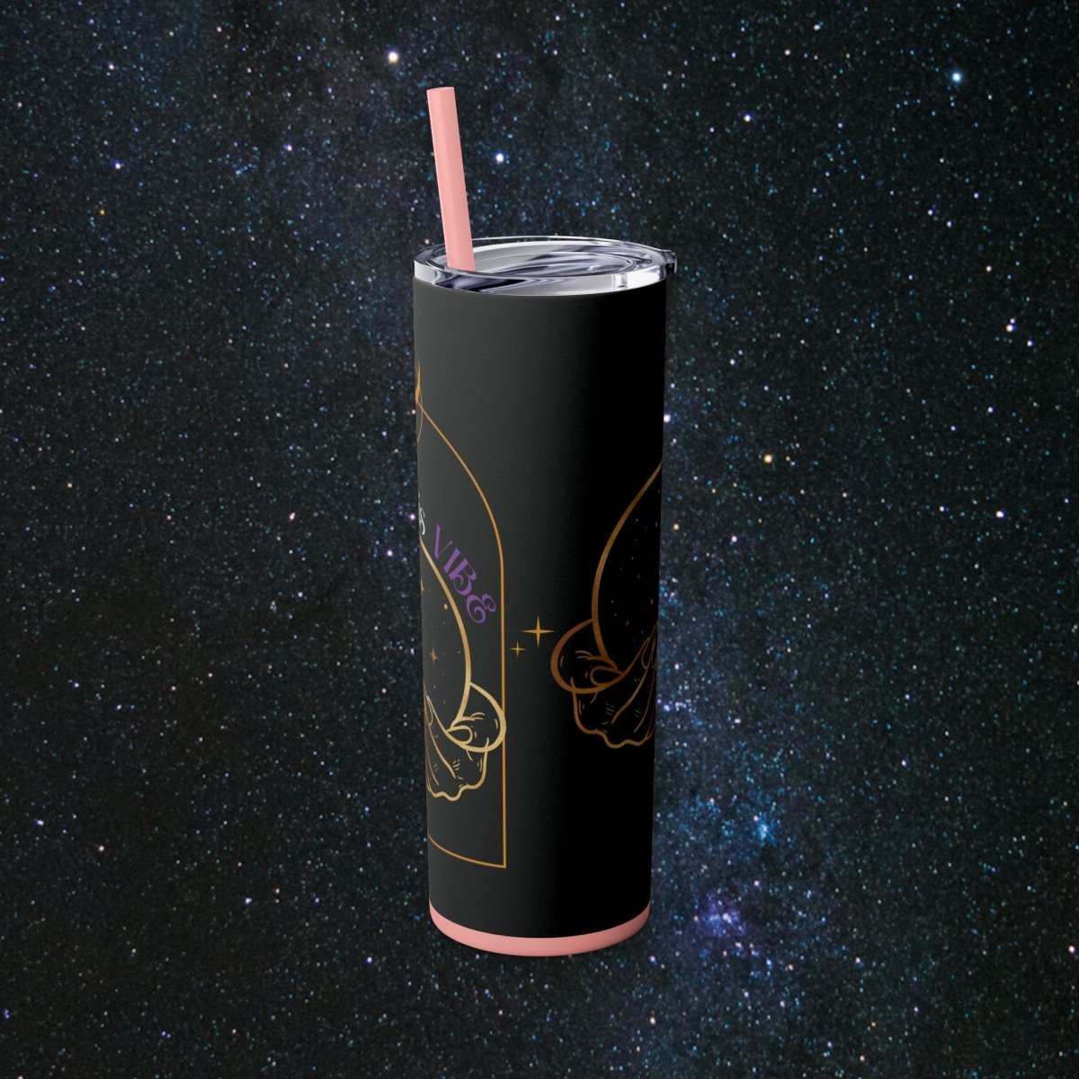'Vibes' Tumbler - MindLight Apparel - 'Vibes' Tumbler - Glossy - White -