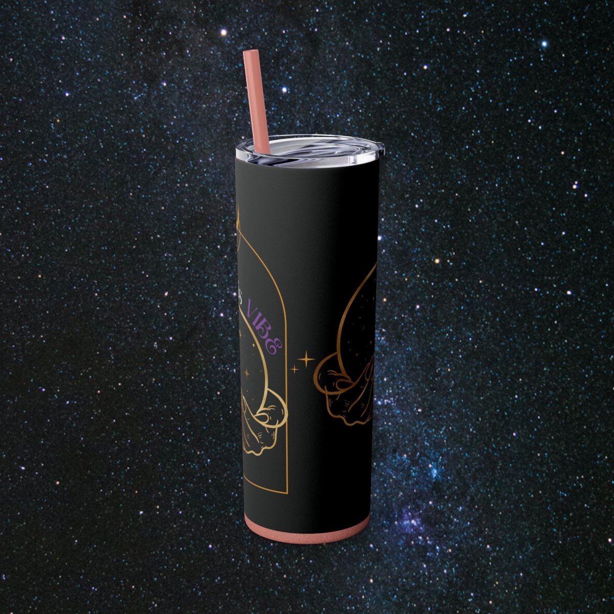 'Vibes' Tumbler - MindLight Apparel - 'Vibes' Tumbler - Glossy - White -