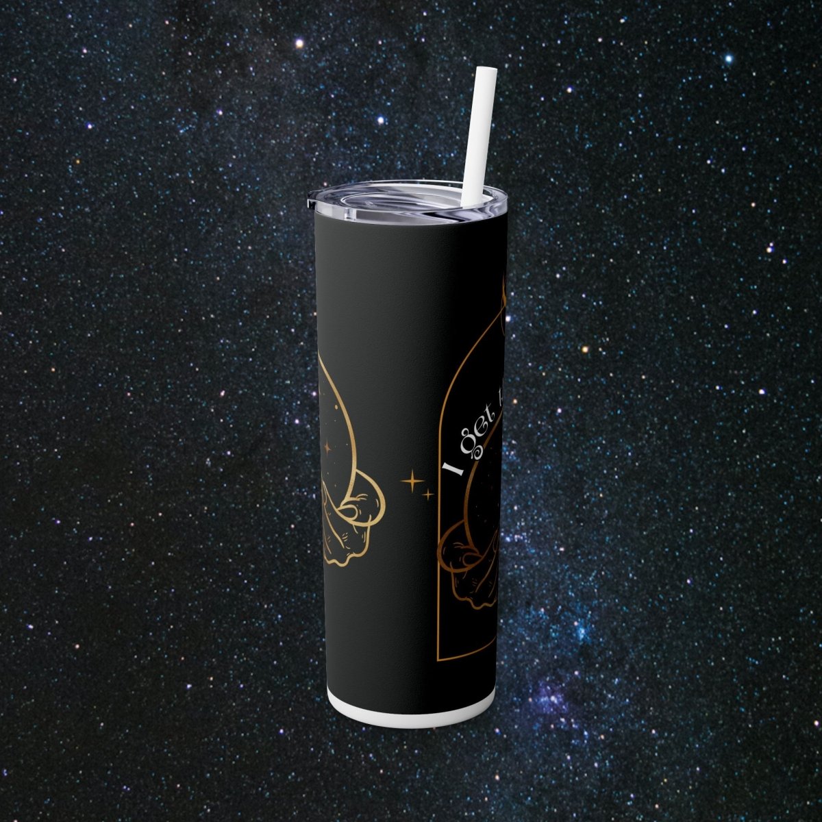 'Vibes' Tumbler - MindLight Apparel - 'Vibes' Tumbler - Glossy - White -