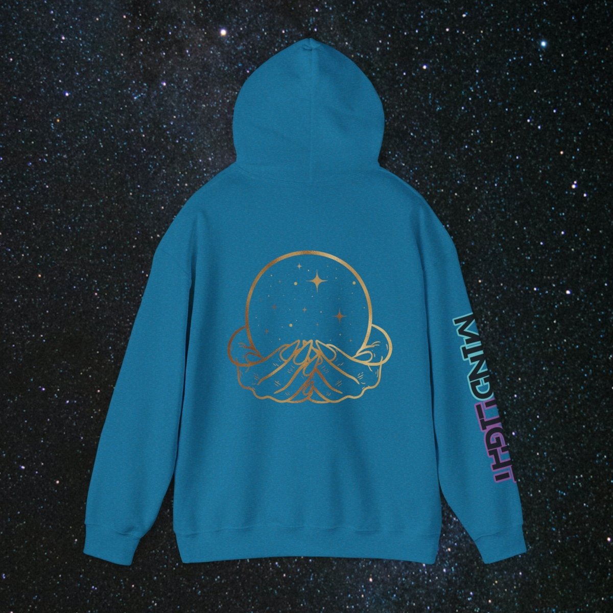 'Vibes' Women's Pullover Hoodie - MindLight Apparel - 'Vibes' Women's Pullover Hoodie - Dark Chocolate - S -