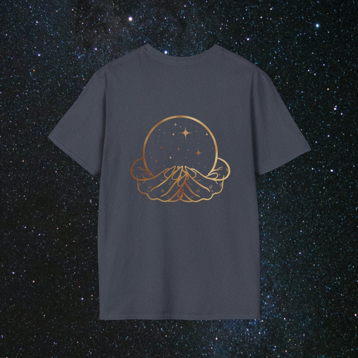 'Vibes' Women's Softstyle Tee - MindLight Apparel - 'Vibes' Women's Softstyle Tee - Metro Blue - M -