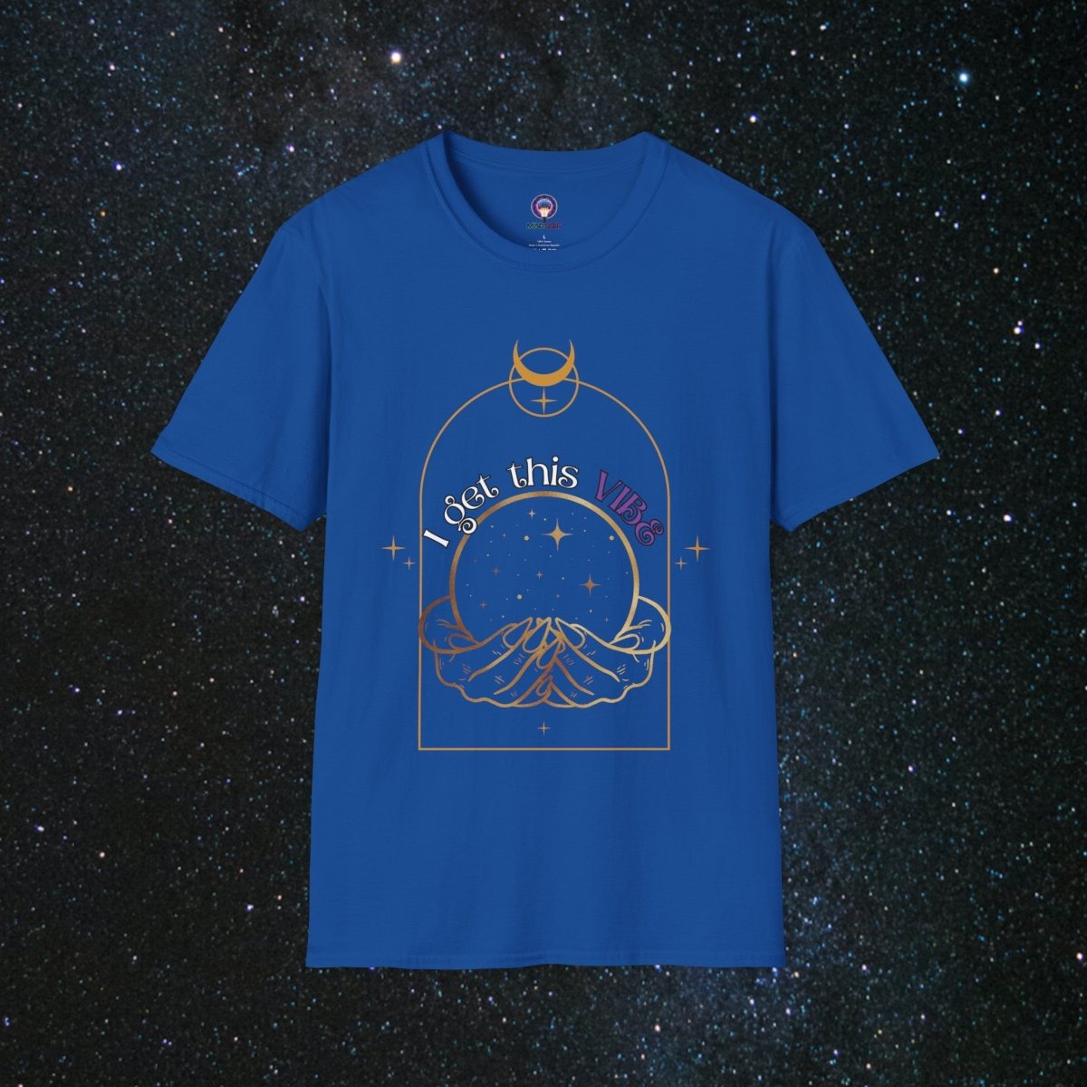 'Vibes' Women's Softstyle Tee - MindLight Apparel - 'Vibes' Women's Softstyle Tee - Royal - S -