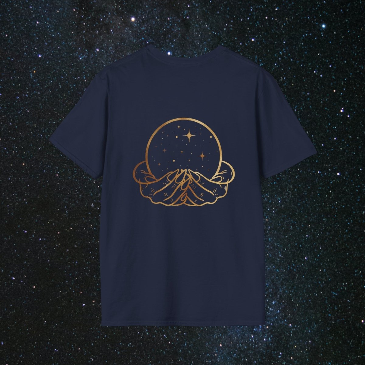 'Vibes' Women's Softstyle Tee - MindLight Apparel - 'Vibes' Women's Softstyle Tee - Metro Blue - M -