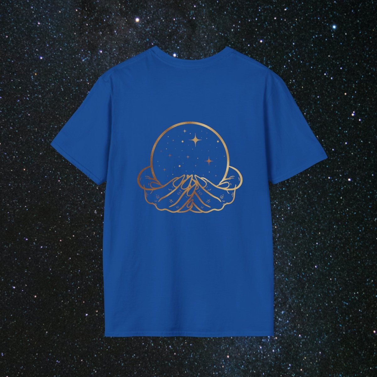 'Vibes' Women's Softstyle Tee - MindLight Apparel - 'Vibes' Women's Softstyle Tee - Metro Blue - M -