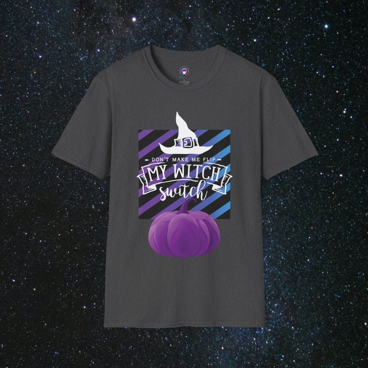 Witch Switch Women's Softstyle T - Shirt - MindLight Apparel - Witch Switch Women's Softstyle T - Shirt - Dark Heather - XS -