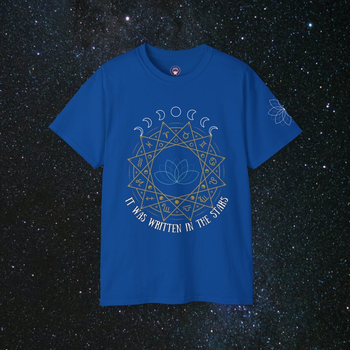 "Written In The Stars" Loose Fit Women's Tee - MindLight Apparel - "Written In The Stars" Loose Fit Women's Tee - Royal - S -