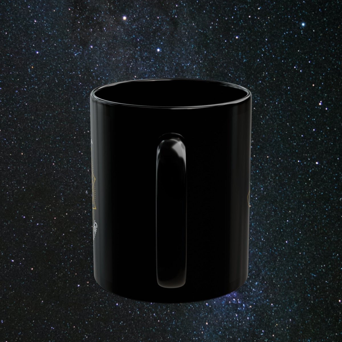 Written In The the Stars Black Mug - MindLight Apparel - Written In The the Stars Black Mug - 15oz - -