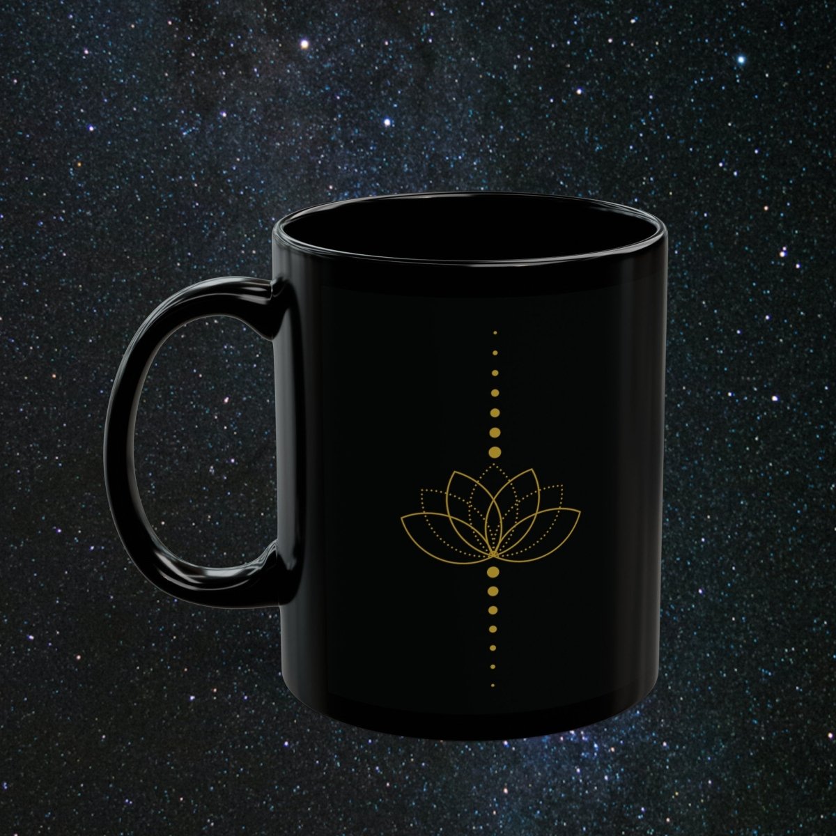 Written In The the Stars Black Mug - MindLight Apparel - Written In The the Stars Black Mug - 15oz - -