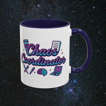 Chaos Coordinator Accent Coffee Mug