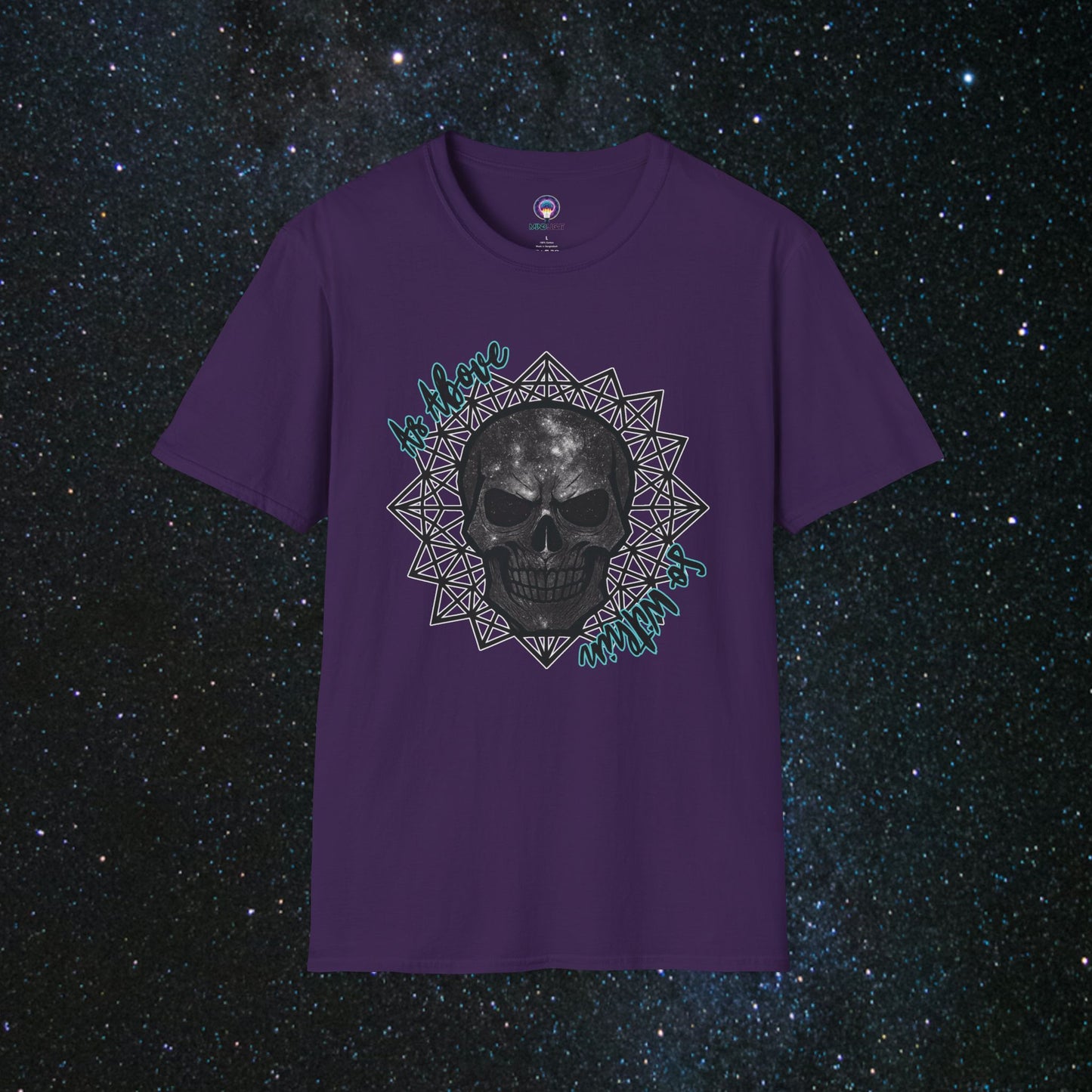 Fractal Abyss Softstyle Tee