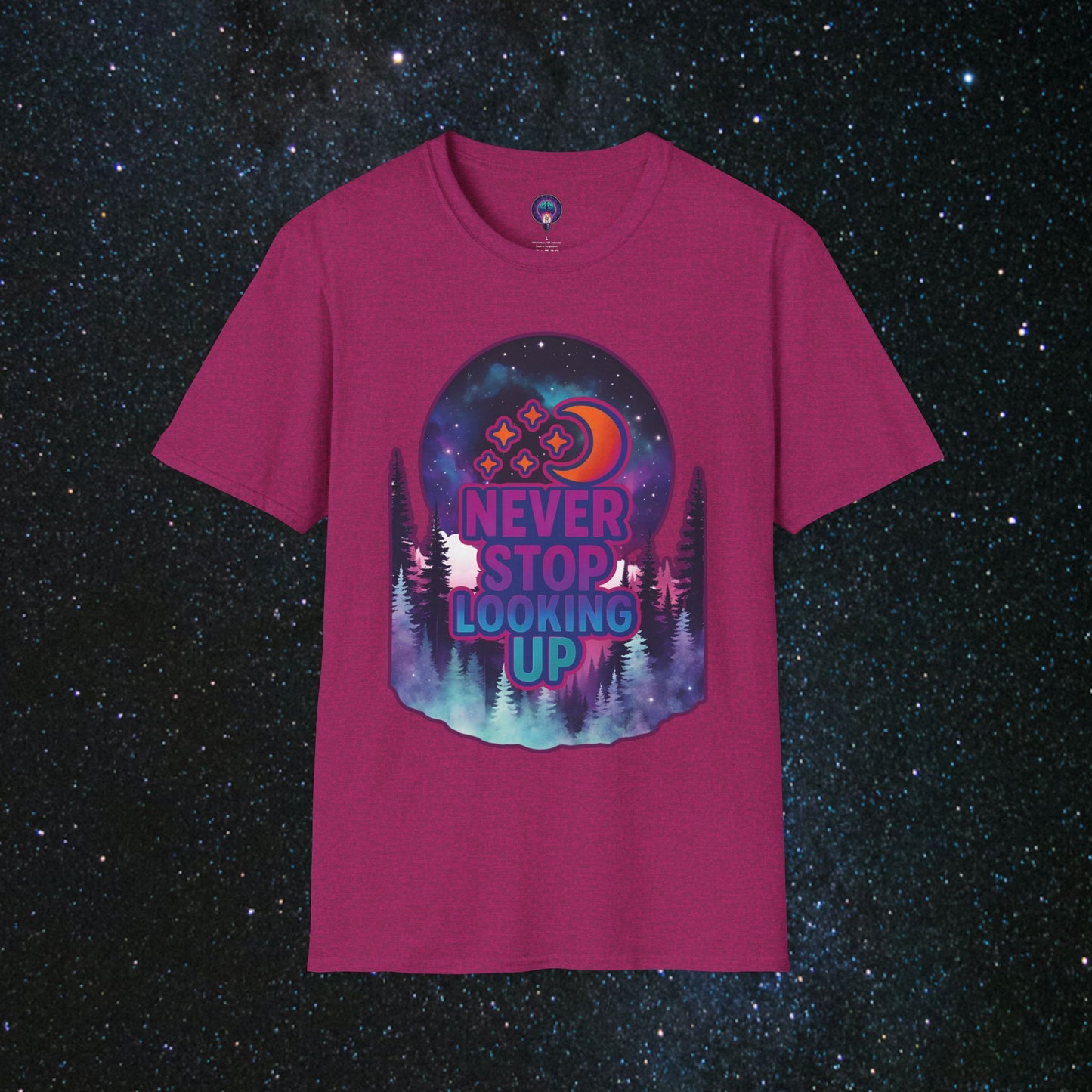Never Stop Looking Up Softstyle Tee