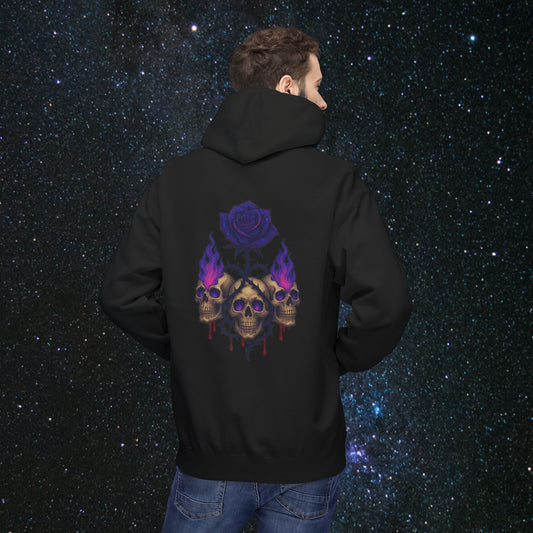 Ethereal Skull & Rose Hoodie
