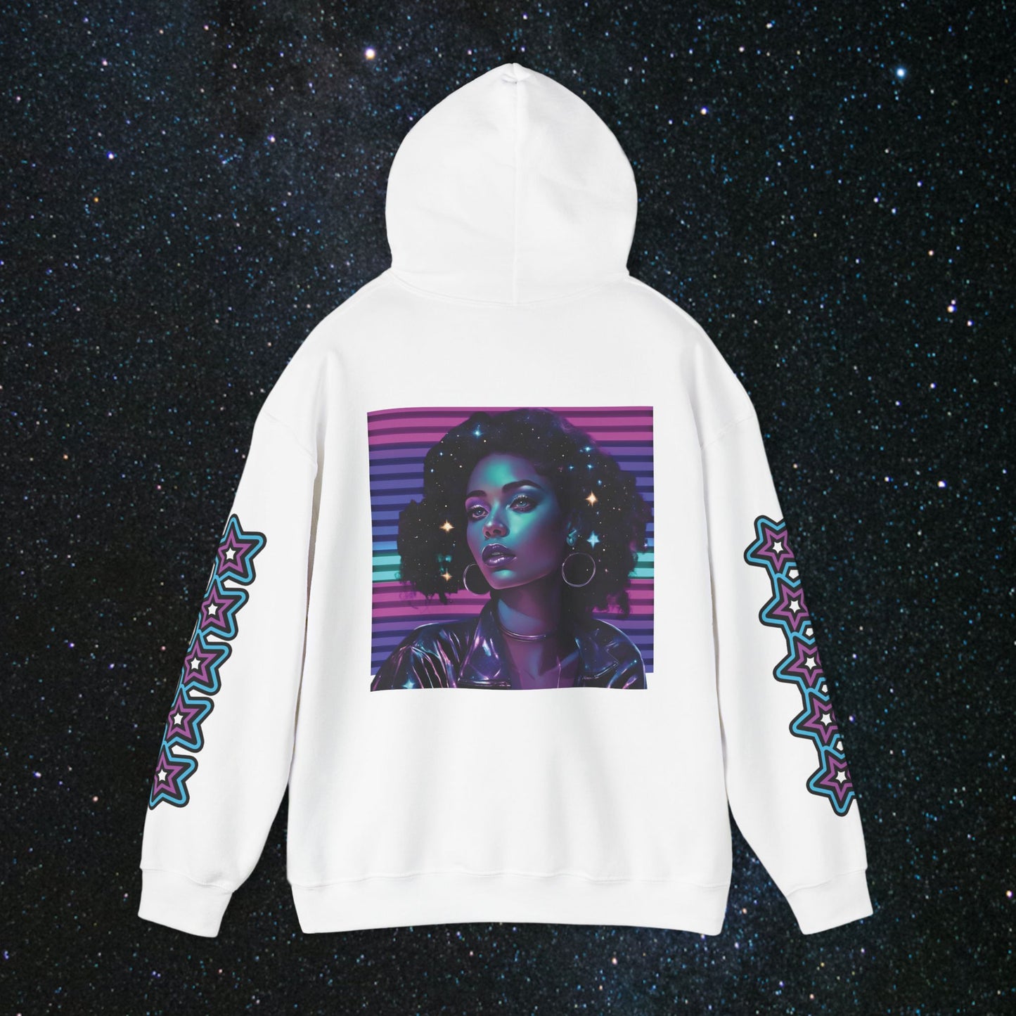 Retro Radiance - Women's Pullover Hoodie