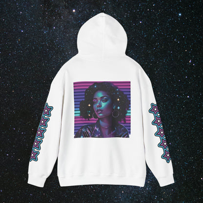 Retro Radiance - Women's Pullover Hoodie