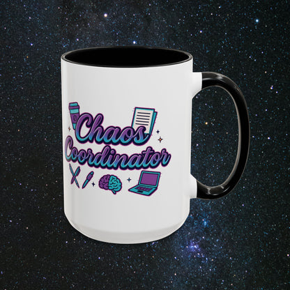 Chaos Coordinator Accent Coffee Mug