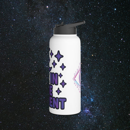 Live In The Moment Stainless Steel Water Bottle