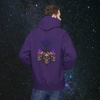 Ethereal Skull & Rose Hoodie