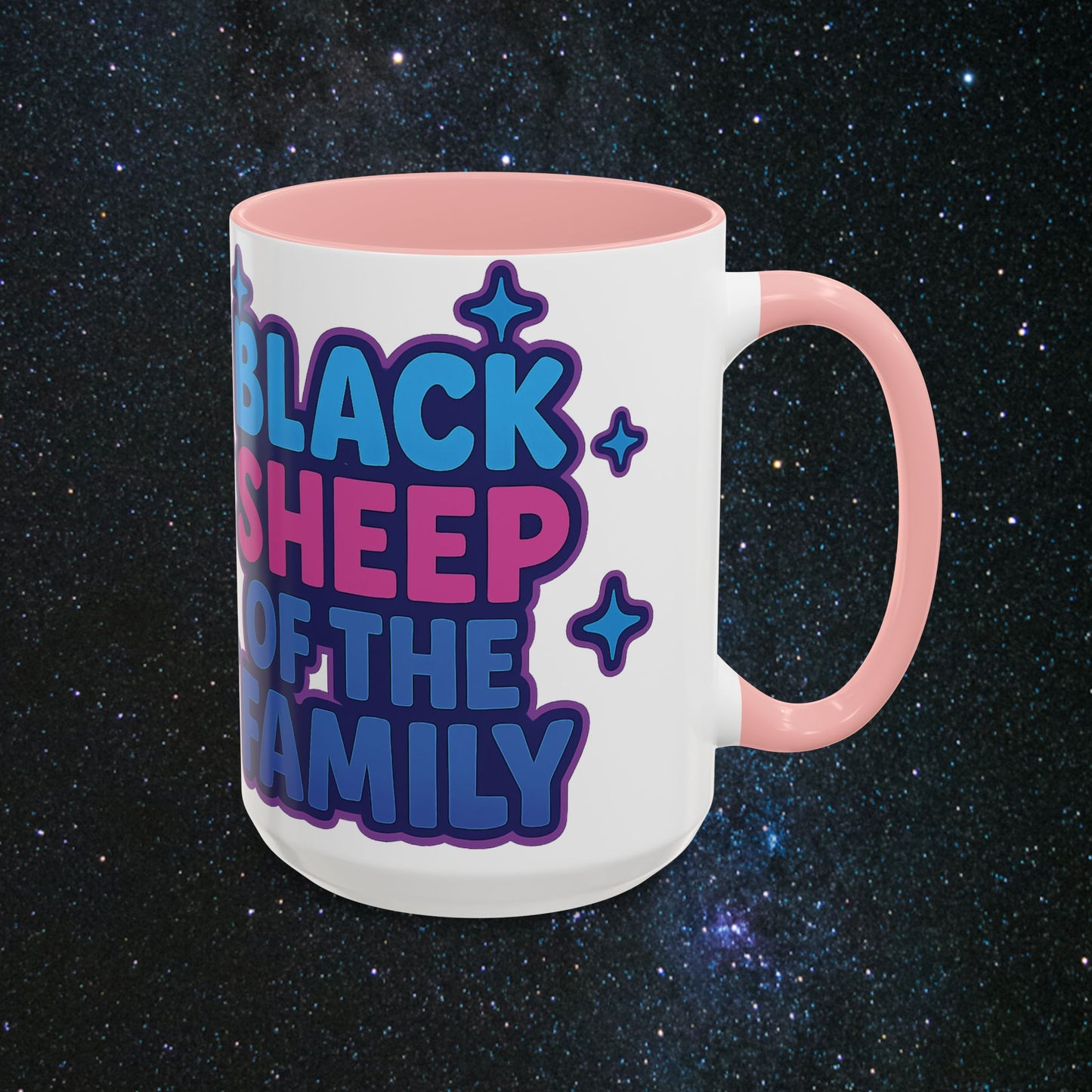 'Black Sheep' Accent Coffee Mug