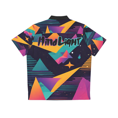 Retro Geometric Universe Hawaiian Shirt