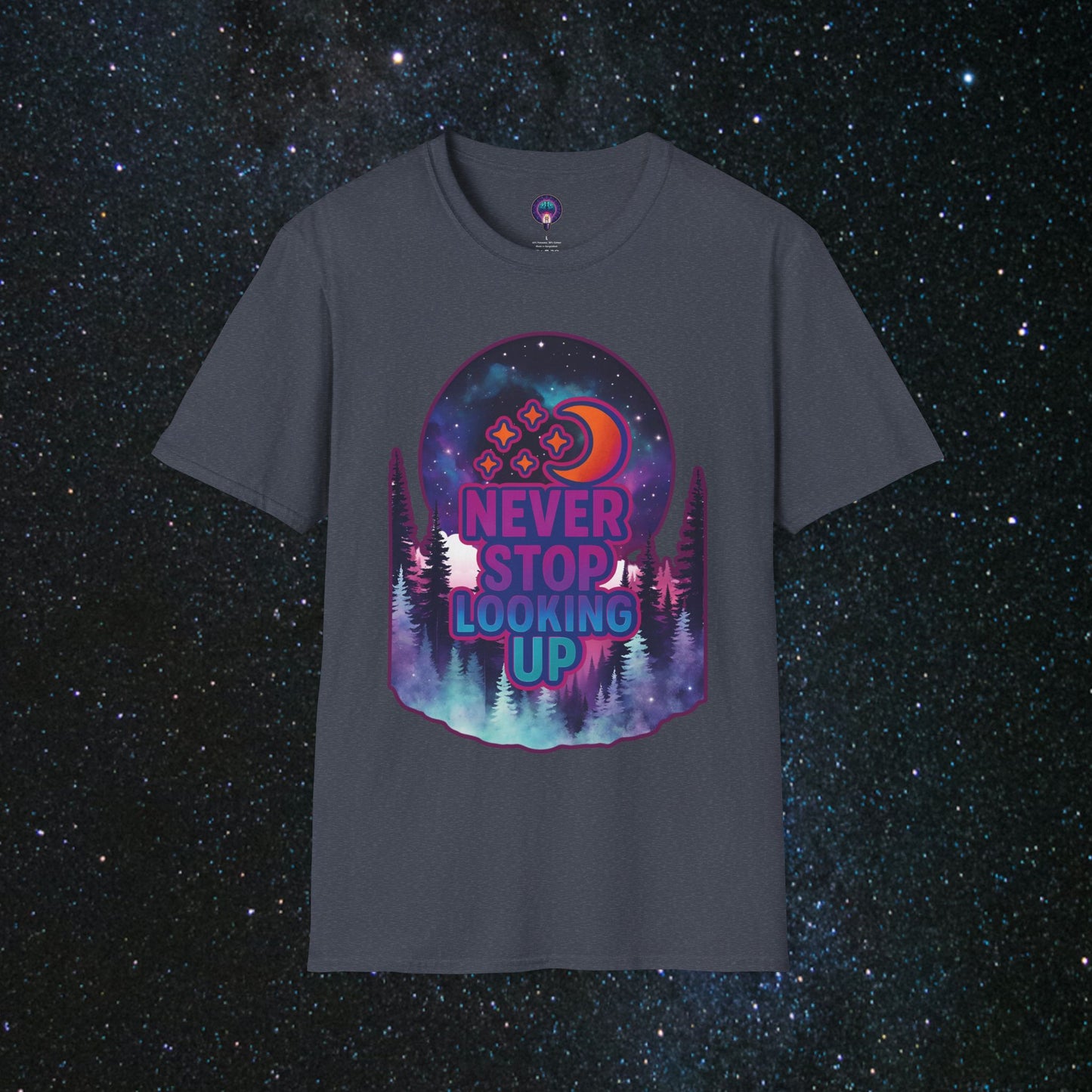 Never Stop Looking Up Softstyle Tee
